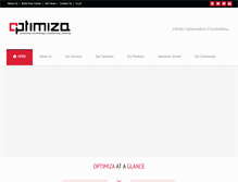 Tablet Screenshot of optimizasolutions.com
